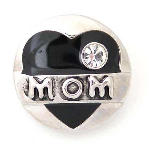 Moms heart in black