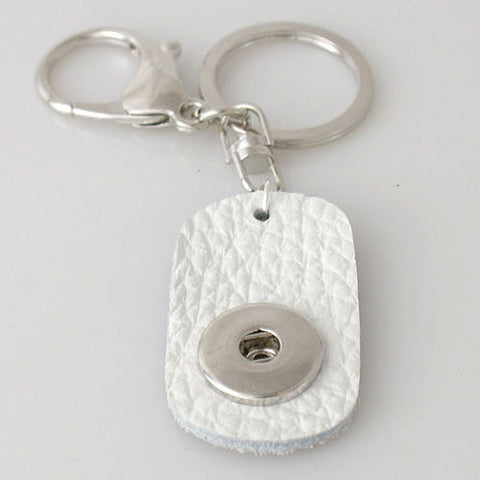 White single keyring